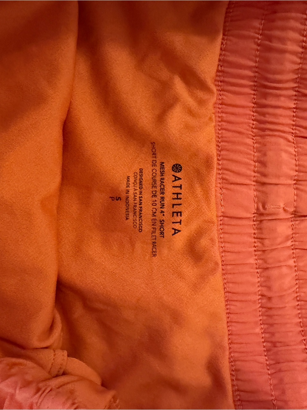 Athleta Mesh Run Racer Shorts - Picture 2 of 4